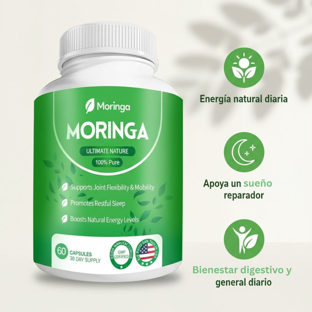 MORINGA AMERICAN NATURAL – BIENESTAR Y SALUD INTEGRAL- ENVÍO GRATIS 🇬🇹