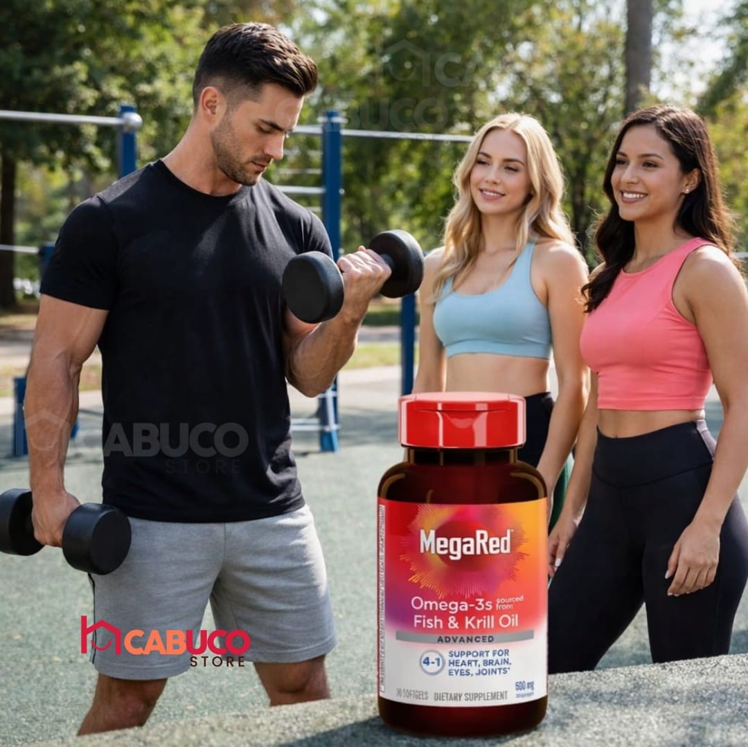 MEGA RED OMEGA 3 – RENDIMIENTO, FUERZA Y RECUPERACIÓN PARA HOMBRES – ENVÍO GRATIS 🇬🇹