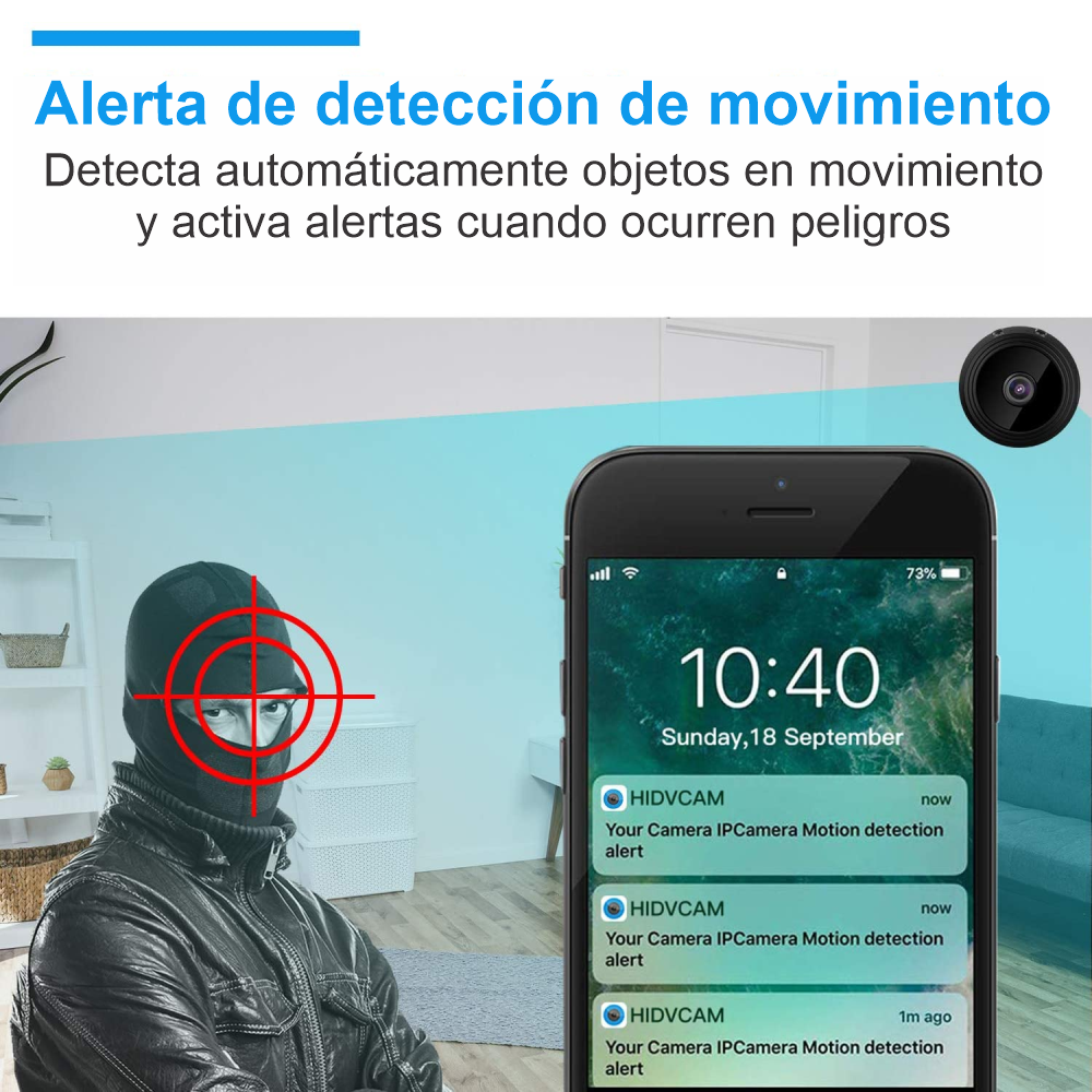 MINI CÁMARA WIFI HD 1080 - SEGURIDAD PARA TU HOGAR - ENVÍO GRATIS 🇬🇹