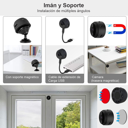 MINI CÁMARA WIFI HD 1080 - SEGURIDAD PARA TU HOGAR - ENVÍO GRATIS 🇬🇹