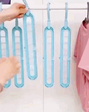 ORGANIZADOR DE GANCHOS PARA ROPA (SET DE 6 UNIDADES) - ENVÍO GRATIS 🇬🇹
