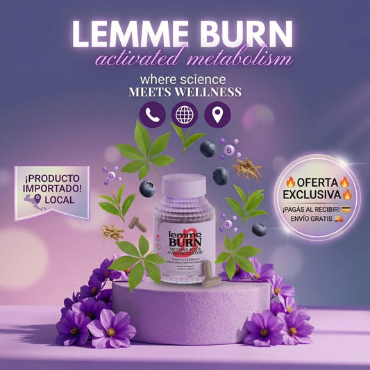 LEMME BURN – ACTIVADOR METABÓLICO Y QUEMA GRASA ABDOMINAL | ENVÍO GRATIS 🇬🇹