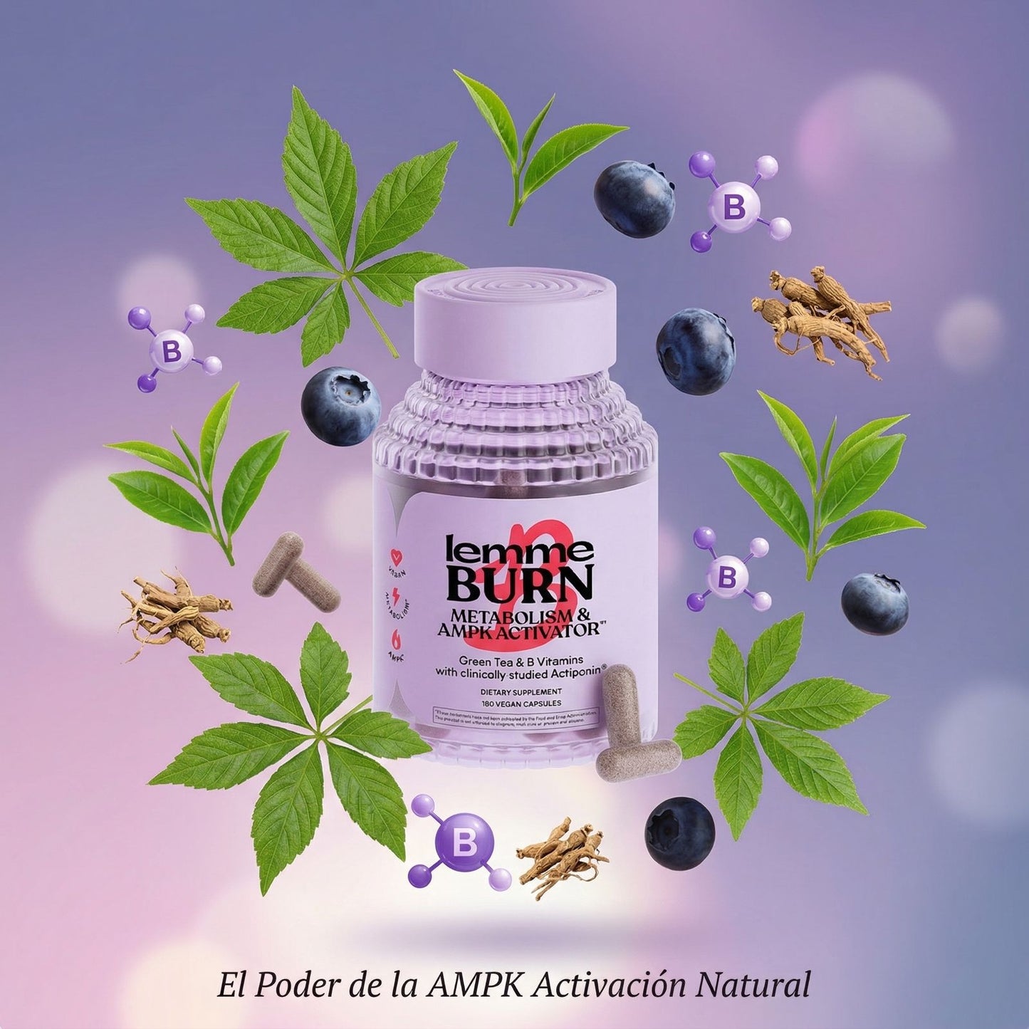 LEMME BURN – ACTIVADOR METABÓLICO Y QUEMA GRASA ABDOMINAL | ENVÍO GRATIS 🇬🇹