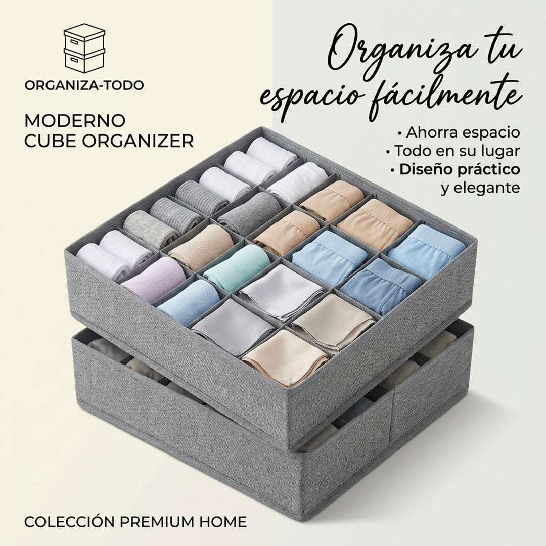 ORGANIZADOR DE ROPA INTERIOR Y CALCETINES (24 CELDAS) | ENVÍO GRATIS 🇬🇹