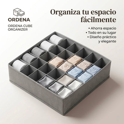 ORGANIZADOR DE ROPA INTERIOR Y CALCETINES (24 CELDAS) | ENVÍO GRATIS 🇬🇹