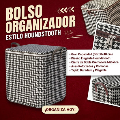 BOLSO ORGANIZADOR PREMIUM PATA DE GALLO – MAXIMIZA TU CLÓSET | ENVÍO GRATIS 🇬🇹
