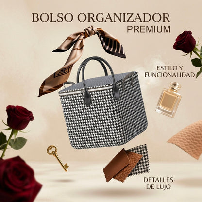 BOLSO ORGANIZADOR PREMIUM PATA DE GALLO – MAXIMIZA TU CLÓSET | ENVÍO GRATIS 🇬🇹