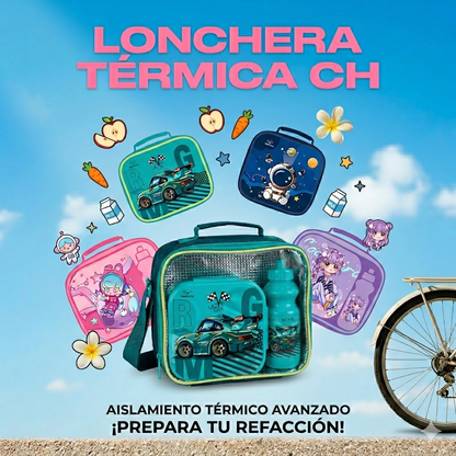 LONCHERA TÉRMICA INFANTIL "TODO EN UNO" + BOTELLA INCLUIDA | ENVÍO GRATIS 🇬🇹