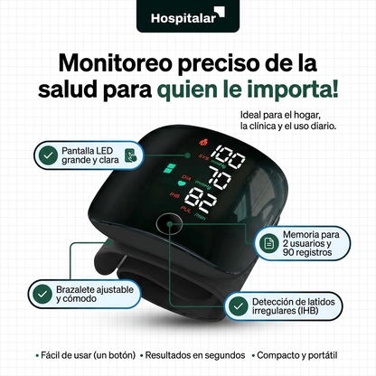 MONITOR DE PRESIÓN ARTERIAL DIGITAL AUTOMÁTICO – CONTROL DIARIO Y PREVENTIVO | ENVÍO GRATIS 🇬🇹