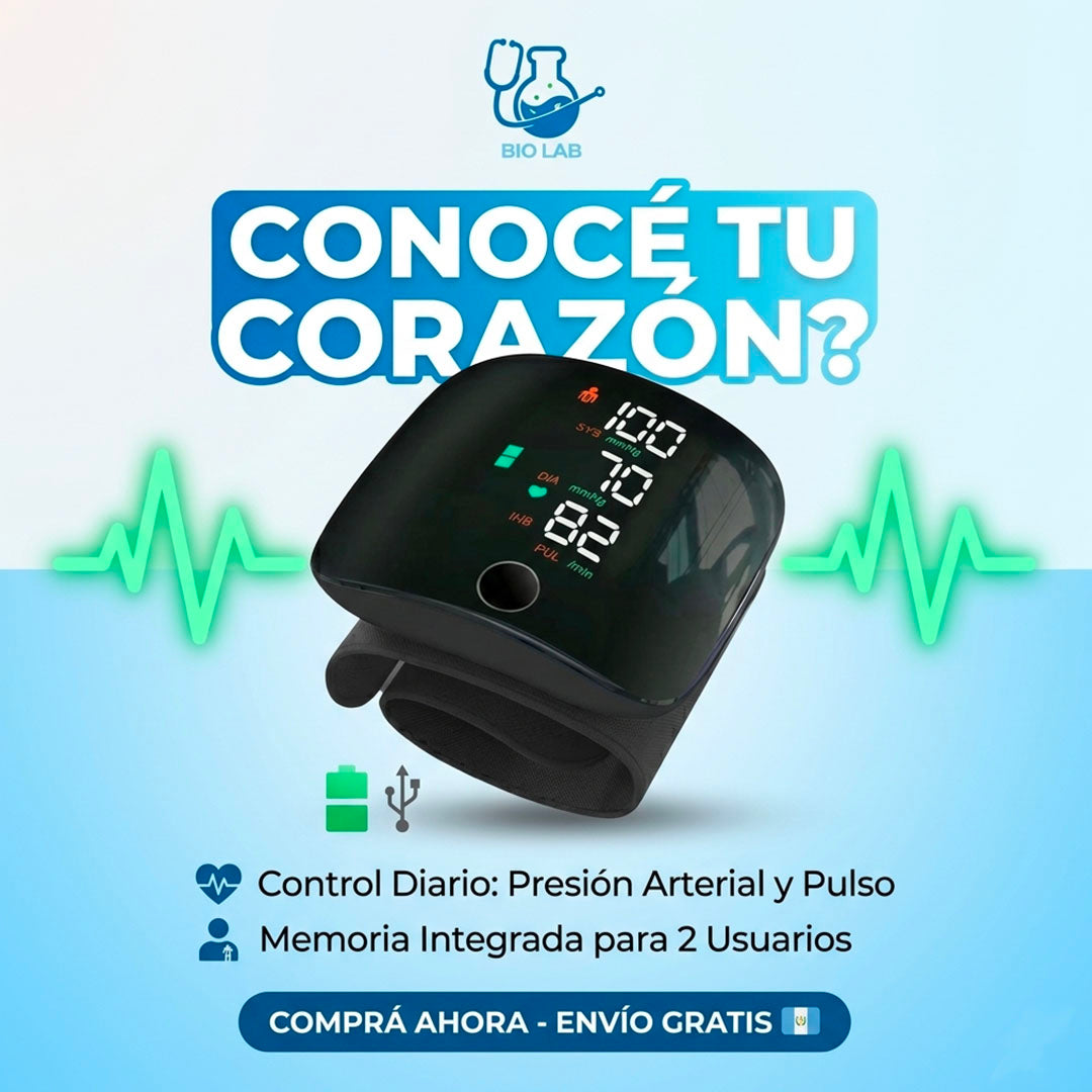 MONITOR DE PRESIÓN ARTERIAL DIGITAL AUTOMÁTICO – CONTROL DIARIO Y PREVENTIVO | ENVÍO GRATIS 🇬🇹