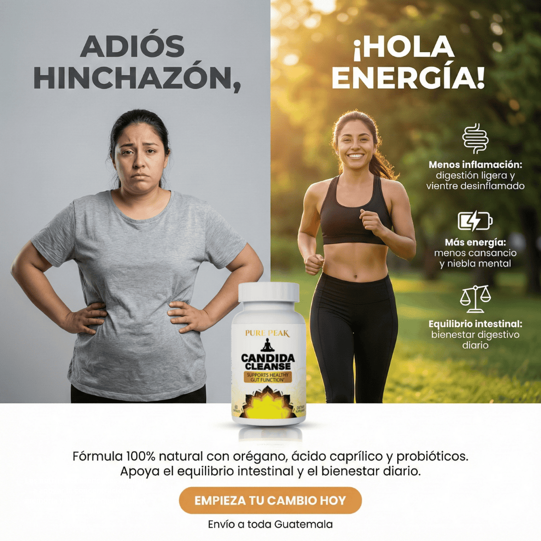 LIMPIEZA INTESTINAL PROFUNDA – APOYO CONTRA CÁNDIDA – REDUCE INFLAMACIÓN – ENVÍO GRATIS 🇬🇹