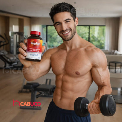 MEGA RED OMEGA 3 – RENDIMIENTO, FUERZA Y RECUPERACIÓN PARA HOMBRES – ENVÍO GRATIS 🇬🇹