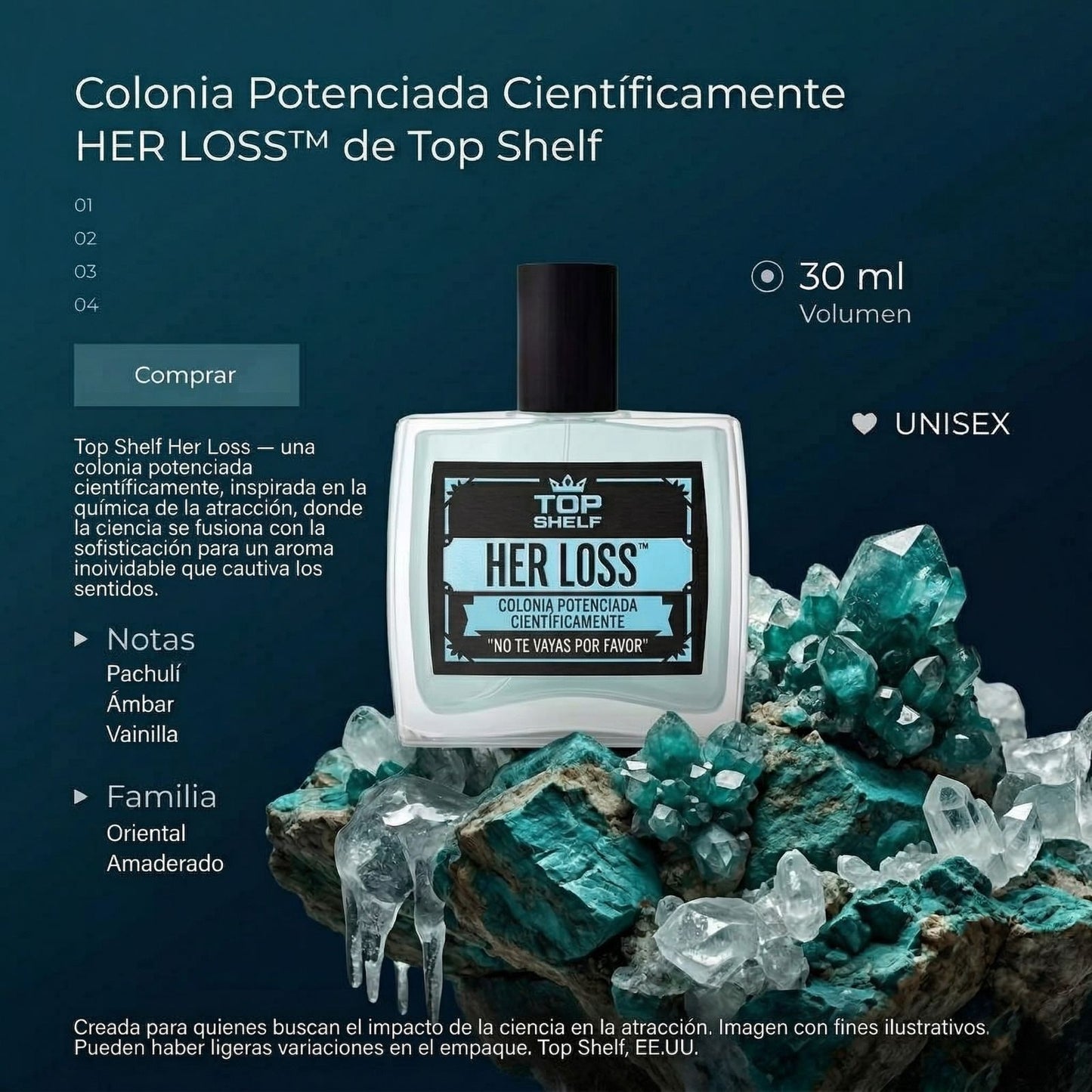 HER LOSS PERFUME – FRAGANCIA MASCULINA INTENSA Y ELEGANTE – AROMA SEDUCTOR DE ALTA DURACIÓN – ENVÍO GRATIS 🇬🇹